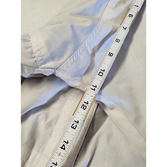 vintage IZZI 1985 Reversible Jacket‎ size Medium snap button rain hood plaid wht - Picture 10 of 16